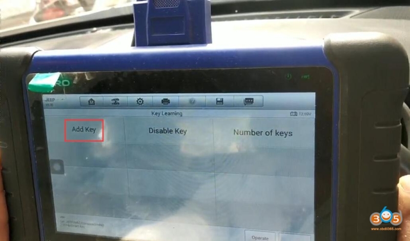 Jeep Compass Smart Key Programming with Autel IM508