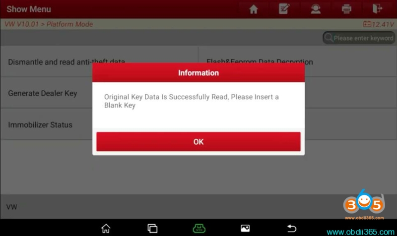 Launch X431 IMMO Plus Adds VAG MQB NEC35XX Key
