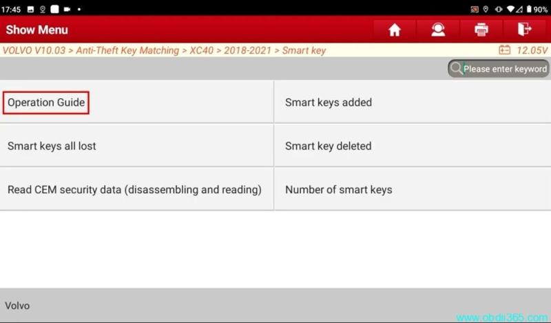 Launch X431 IMMO Plus Adds Volvo XC40 2018-2021 Smart Key