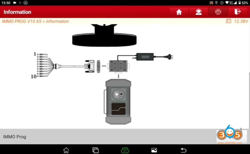 Launch X431 IMMO Plus Clone Mercedes VGS3 Gearbox on Bench