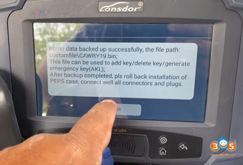 Lonsdor K518ISE Program Toyota Camry 2019 All Keys Lost