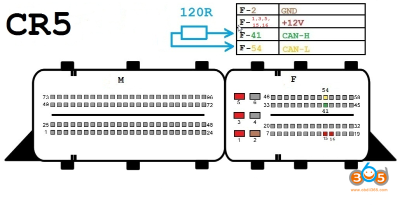 Mercedes Benz Engine ECU Bench Pinouts