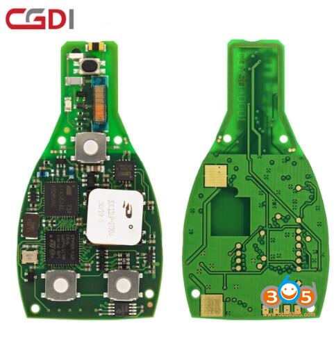 Mercedes FBS3 BGA key vs. CG BGA Keyless Go Key