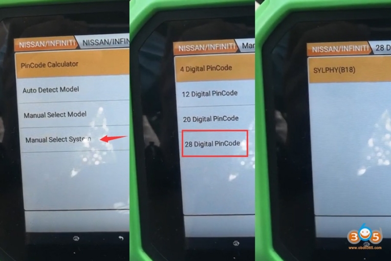 OBDSTAR Program Nissan Sylphy B18 2020 Proximity Bypass PIN Code