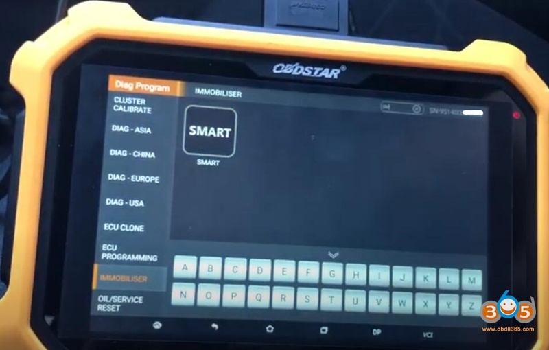 OBDSTAR X300 DP Plus Adds SMART 452 2004 Remote Key