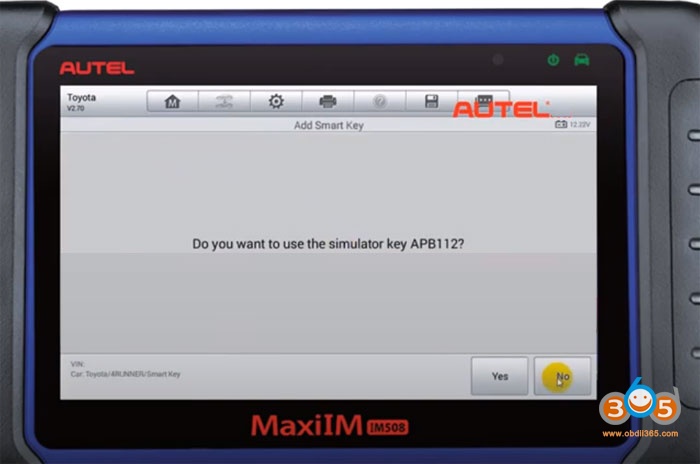 Possible to Program Toyota 2020- Smart Key AKL with Autel by OBD?