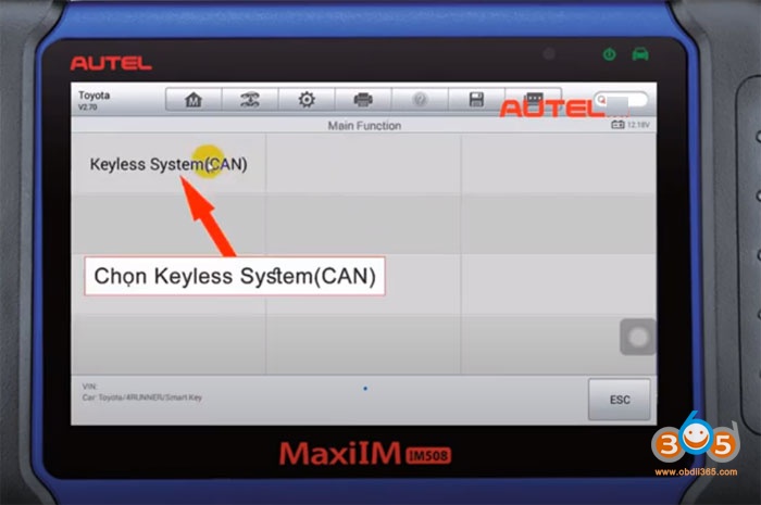 Possible to Program Toyota 2020- Smart Key AKL with Autel by OBD?