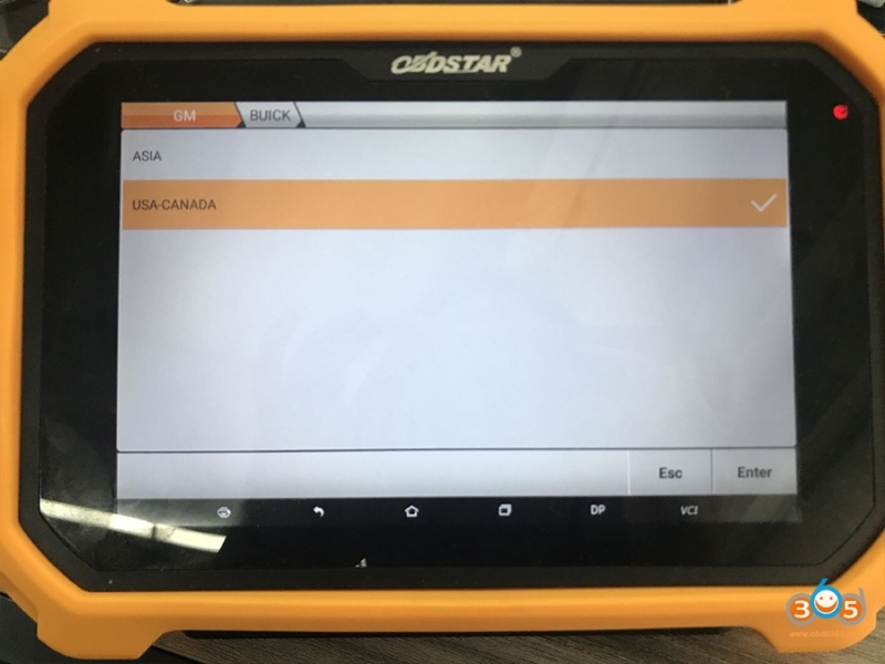 Program 2021 Buick Envision Proximity with OBDSTAR X300 DP Plus