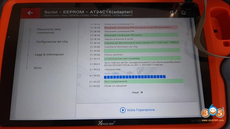 Program Mitsubishi Outlander 2008 All Key Lost via EEPROM