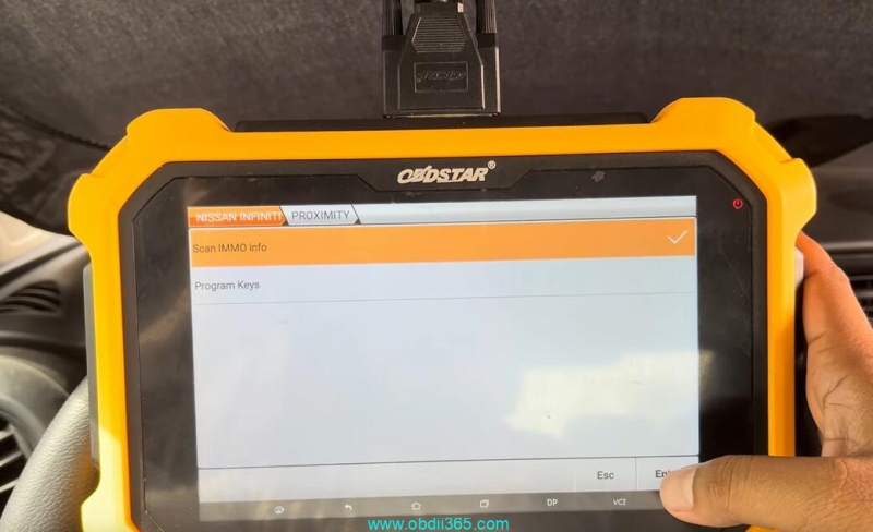 Program Nissan Kicks 2021 All Keys Lost with OBDSTAR X300 DP Plus