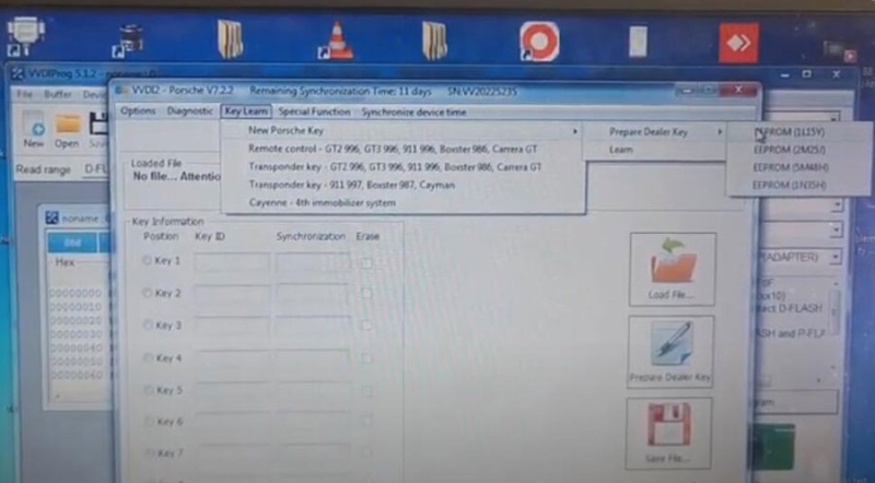 Program Porsche BCM Key with Autel, VVDI or ACDP