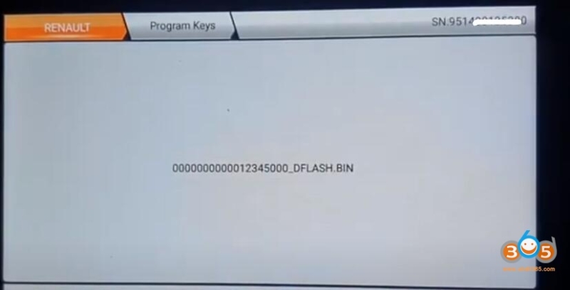 Program Renault Logan 2018 All Keys Lost with OBDSTAR X300 DP Plus