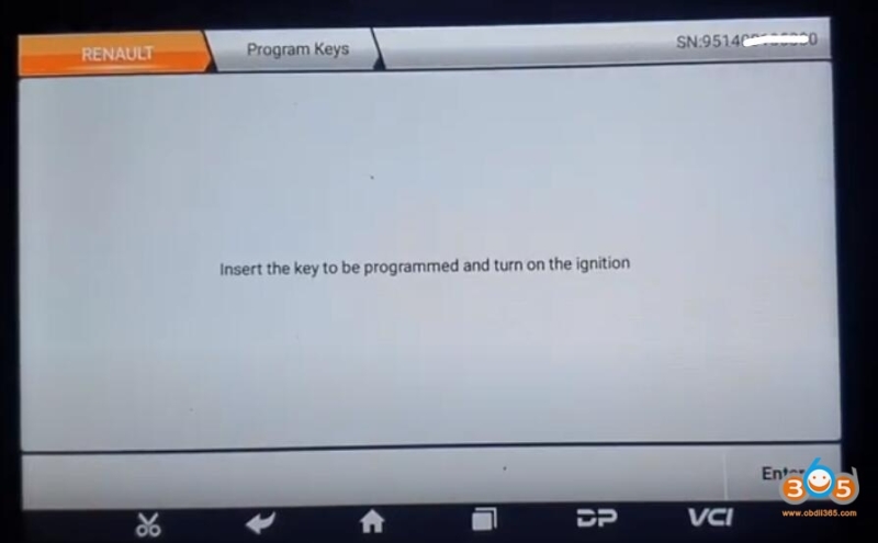 Program Renault Logan 2018 All Keys Lost with OBDSTAR X300 DP Plus