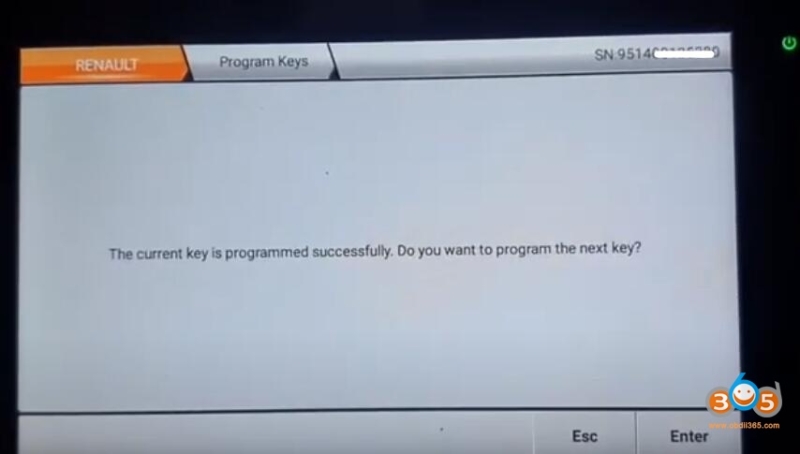 Program Renault Logan 2018 All Keys Lost with OBDSTAR X300 DP Plus
