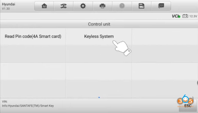 Program SantaFe 2019-2022 Smart Key with Autel IM508/IM608