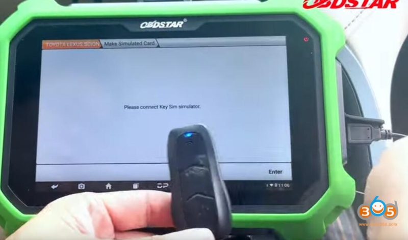 Program Toyota Camry 2018- 8A Proximity with OBDSTAR via OBD