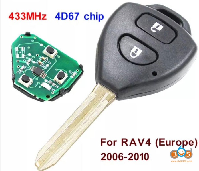 Program Toyota Corolla 2007 Key with Mini VCI Techstream