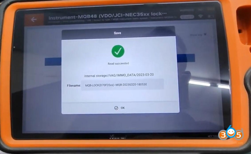 Program VAG MQB48 NEC35XX Key with VVDI Key Tool Plus