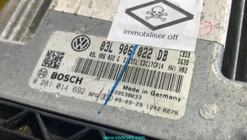 Read VW Golf EDC17 Security Pin Code with Autel IM508