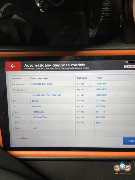 Skoda Octavia 2017 Still in Learning Mode After Programming?