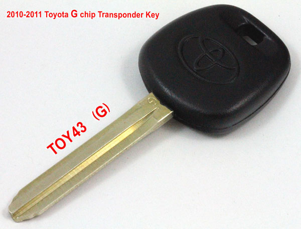 Toyota transponder key is G chip or H chip