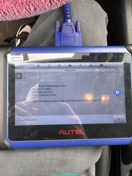 Autel IM508 2022 2023 Mazda CX-5 CX-9 Error Code Solution