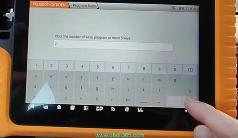 OBDSTAR G3 Program 2021 Citroen C3 Blade Key
