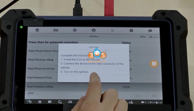 How to Add BMW G Series BDC2 Key with Autel IM608 II?