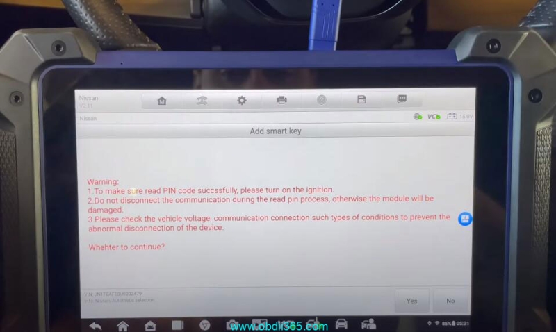 How to Add Nissan Ariya 2022 Smart Key with Autel IM608 & 40 PIN Cable?