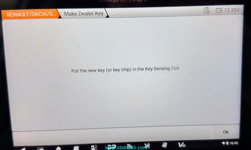 How to Add Renault Kadjar 2019 Key with OBDSTAR X300 Classic G3?