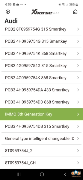 How to Renew Audi S5 IMMO5 Key with VVDI Mini Key Tool?