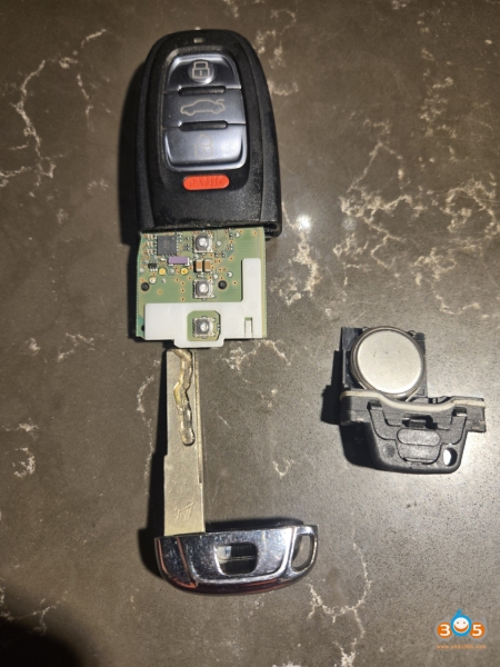 How to Renew Audi S5 IMMO5 Key with VVDI Mini Key Tool?