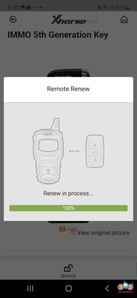 How to Renew Audi S5 IMMO5 Key with VVDI Mini Key Tool?