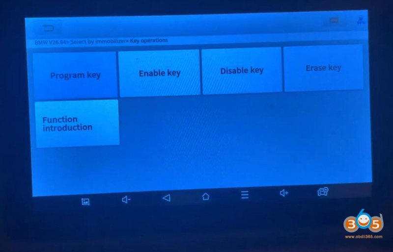 Program BMW F30/F21 FEM/BDC Key Using XTOOL IP616