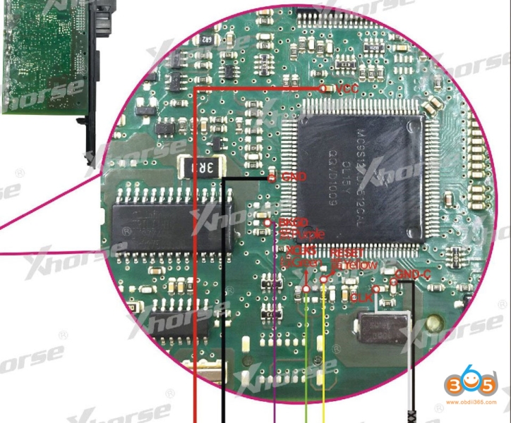 Read BMW/MINI CAS3 Immobilizer with Autel XP400 Pro or Xhorse Multi prog