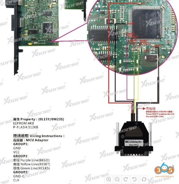 Read BMW/MINI CAS3 Immobilizer with Autel XP400 Pro or Xhorse Multi prog